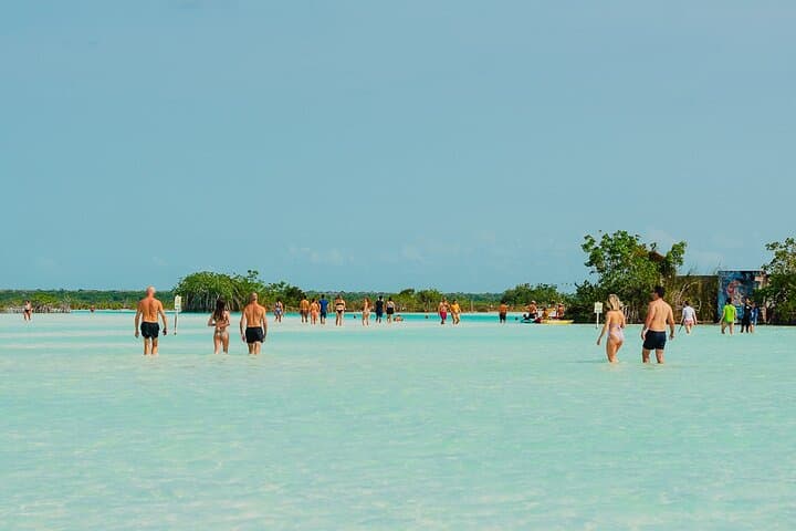 Sunset Sailing on Bacalar Lagoon: Pirate Canal, Bird Island & Cenote Esmeralda photo 3
