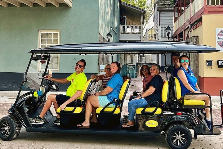 St. Augustine Historic LSV Tour: Premium Downtown Ride with Pickup