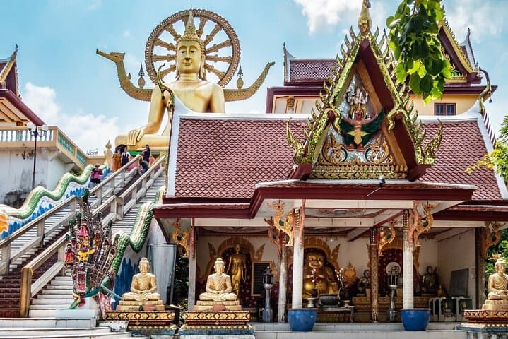 Koh Samui Half-Day Highlights: Big Buddha, Waterfall & Coastal Views