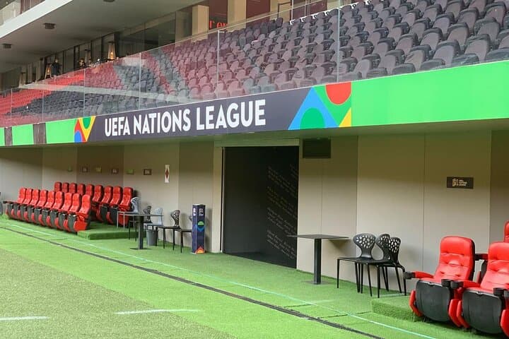 Tirana Walking Tour & VIP Sky Box at Arena Kombëtare: City Sights and Stadium Access