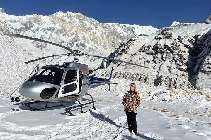 Helicopter Landing at Annapurna Base Camp: Pokhara Scenic Flight & 30-Minute Landing photo 1