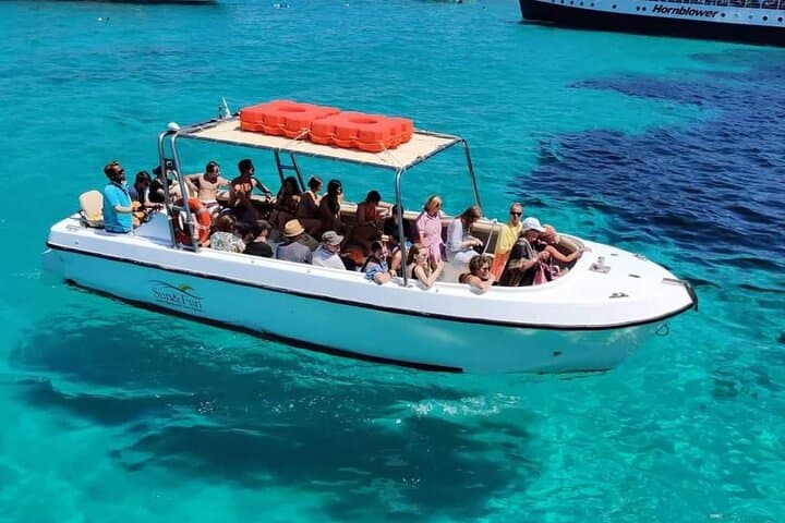 Blue Lagoon Speedboat from Sliema: Half-Day Comino Stop and Santa Maria Caves