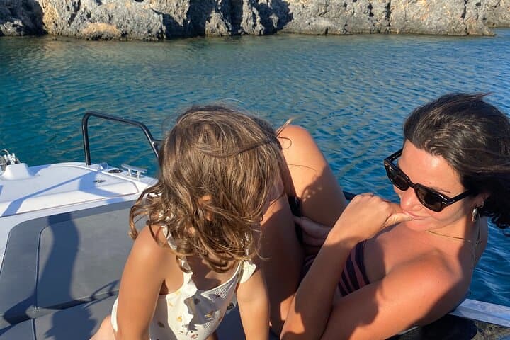 Half-Day Axopar 25 Rental from Lindos — Blue Lagoon, Red Sand & Snorkeling photo 6