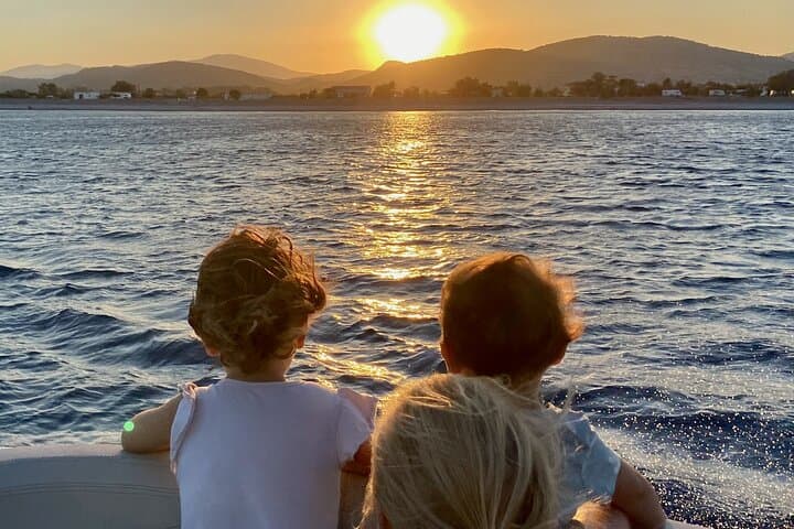Lindos Sunset Private Boat Cruise — Coastal Swim, Snacks & Acropolis Views photo 2