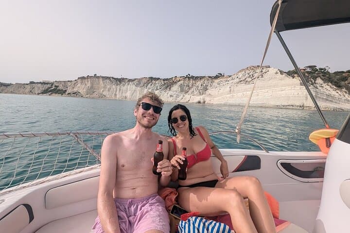 Private Boat Tour to Scala dei Turchi with Aperitif from San Leone photo 2