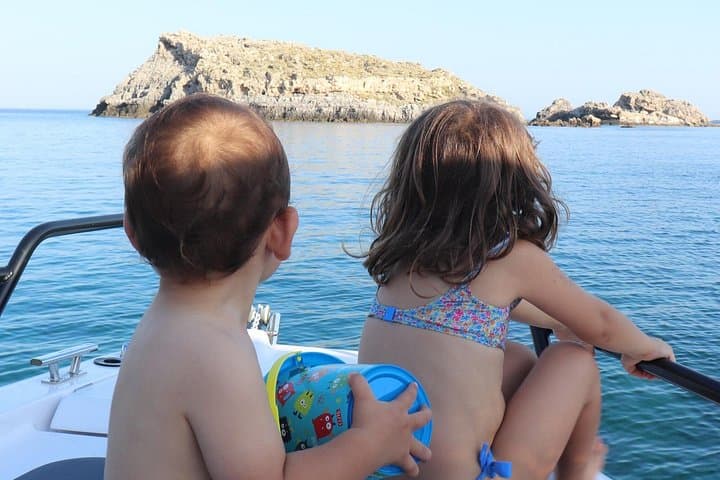 Lindos Private Boat Tour: 4-Hour Speedboat Escape to Blue Lagoons & Hidden Bays photo 2