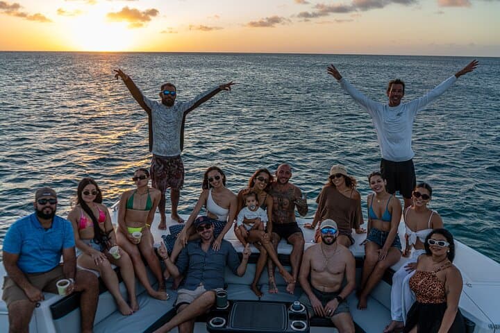 Private Aruba Sunset Catamaran Cruise to Arashi Beach photo 2