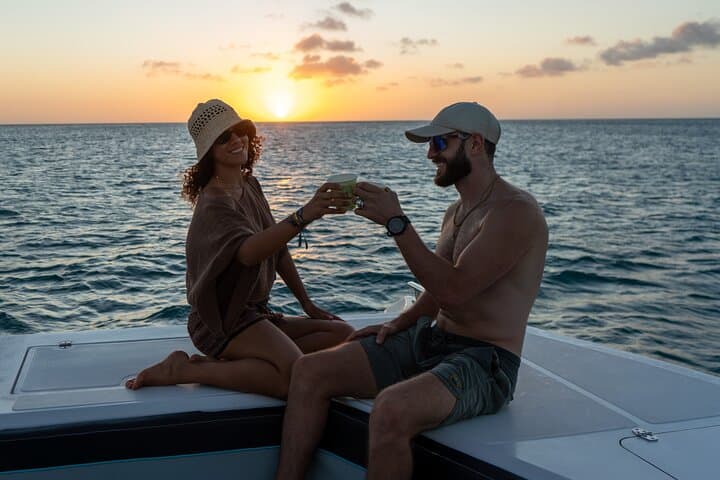 Private Aruba Sunset Catamaran Cruise to Arashi Beach photo 5