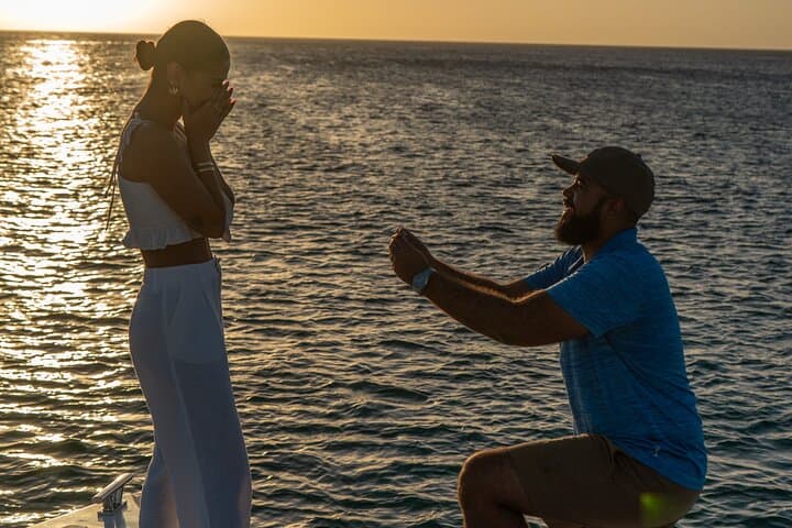 Private Aruba Sunset Catamaran Cruise to Arashi Beach photo 6