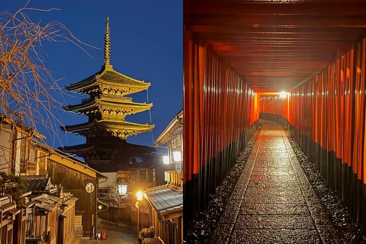 Kyoto Night Walk: Gion & Fushimi Inari After Dark
