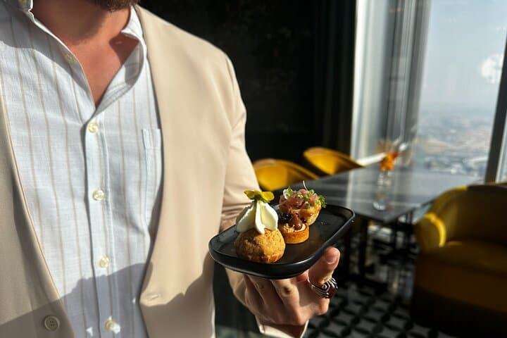 Dubai Private Walking Food Tour with Burj Khalifa Bar Access photo 3