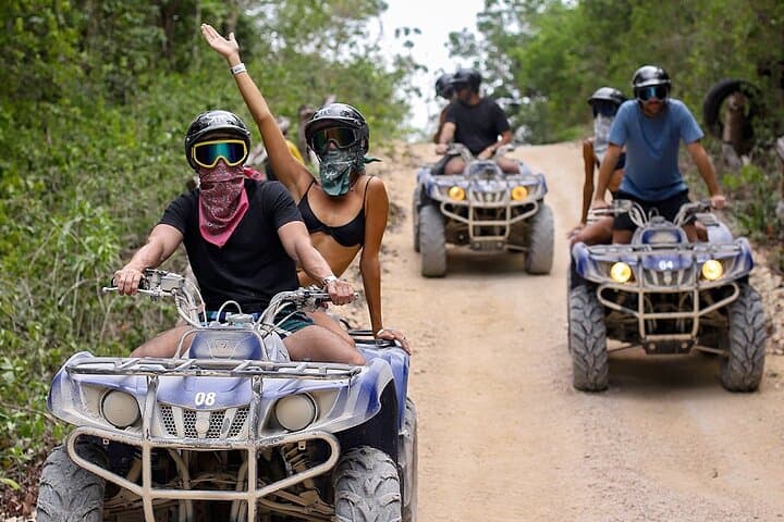 ATV Jungle Adventure to Cenote and Akumal Monkey Sanctuary