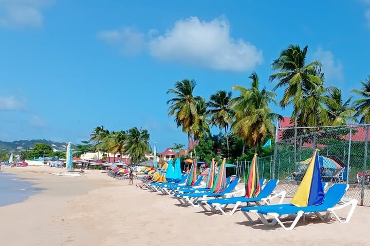 St. Lucia Paradise Beach Day: Beach Chairs, Umbrellas & Round-Trip Transport photo 5