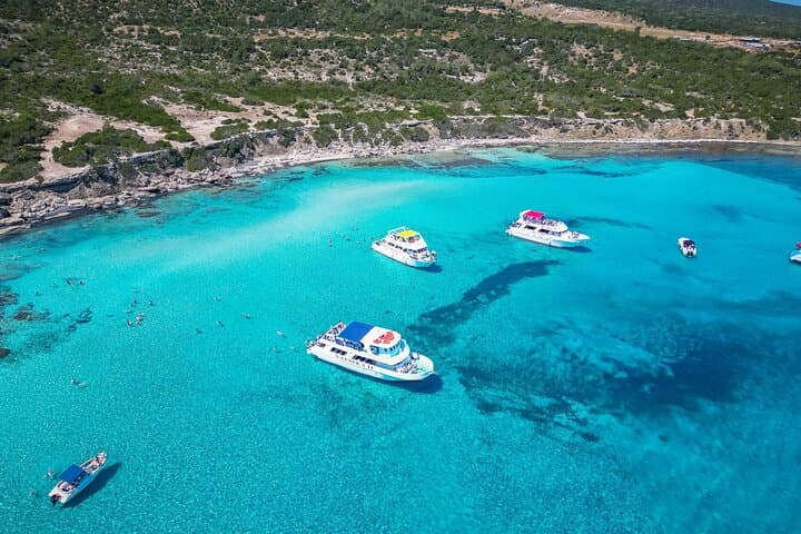 Blue Lagoon Half-Day Boat Trip from Paphos with Water Slide — Akamas Snorkel & Swim photo 4