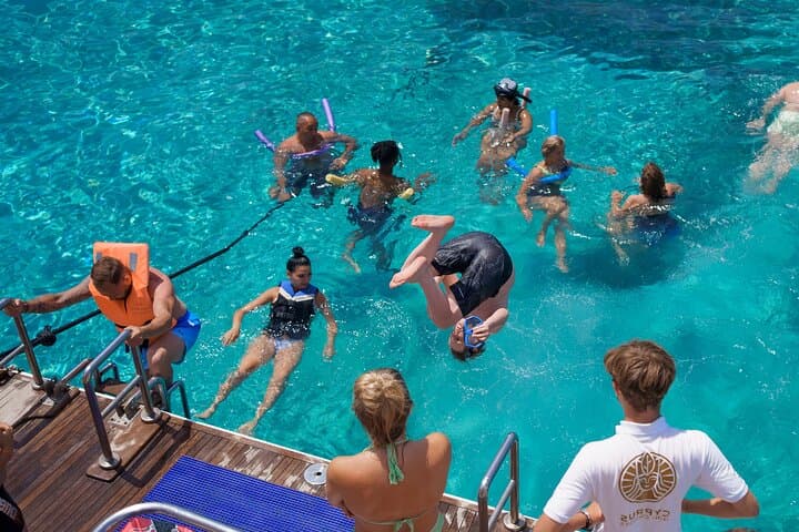 Blue Lagoon Half-Day Boat Trip from Paphos with Water Slide — Akamas Snorkel & Swim photo 2
