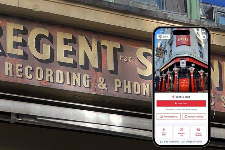 Rock 'n' Roll London: Self-Guided Audio Tour of Soho and Mayfair