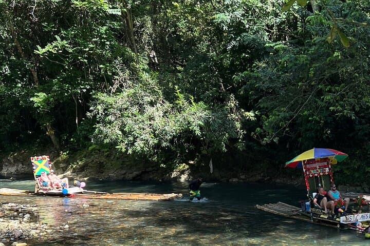 Bamboo Rafting and Rick's Café: Raft, Reef, and Sunset Cliff Diving from Montego Bay photo 5