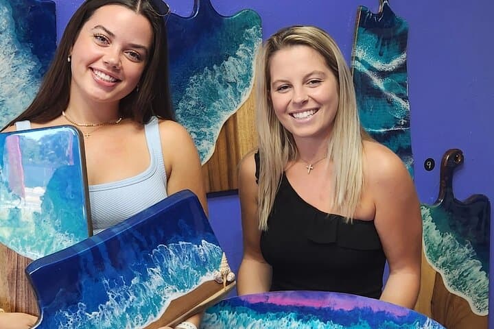 Siesta Key Epoxy Resin Workshop: Create Custom Resin Charcuterie Boards in Sarasota photo 2