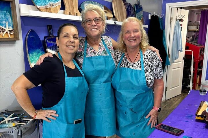 Siesta Key Epoxy Resin Workshop: Create Custom Resin Charcuterie Boards in Sarasota photo 4