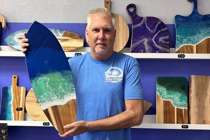 Siesta Key Epoxy Resin Workshop: Create Custom Resin Charcuterie Boards in Sarasota photo 5