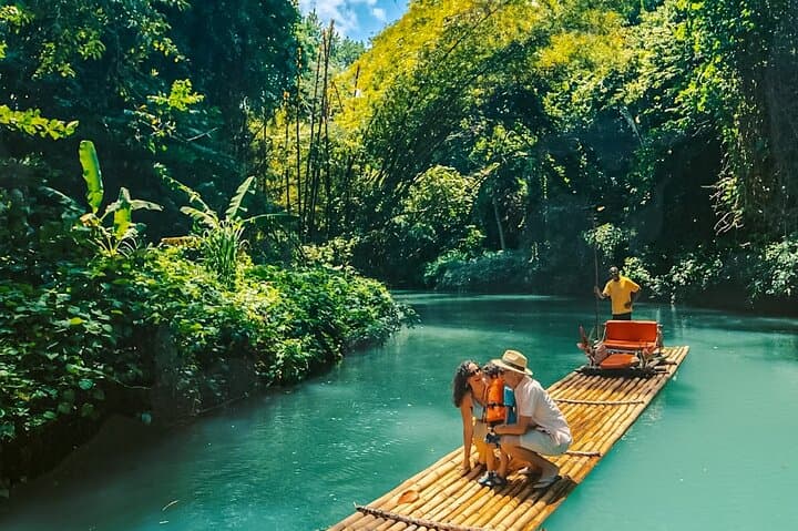 Martha Brae Bamboo Rafting and Jerk Lunch: Slow River Float from Montego Bay