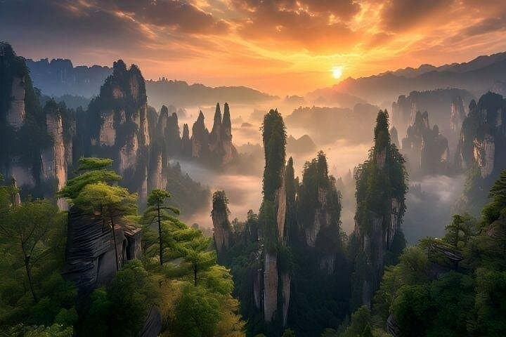 Zhangjiajie in 3 Days: Glass Bridges, Bailong Elevator & Avatar Peaks photo 1