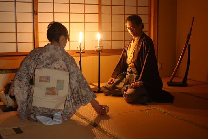 Evening Private Tea Ceremony in a Historic Kyoto Ryokan