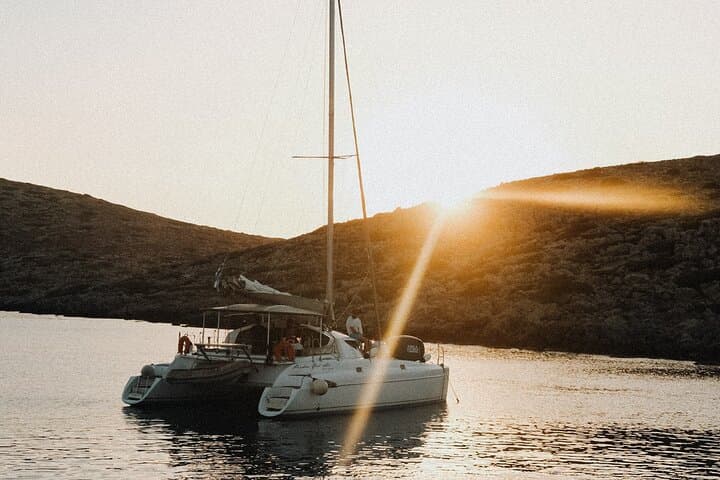 Private Catamaran Cruise to Kolokytha and Spinalonga from Agios Nikolaos photo 3