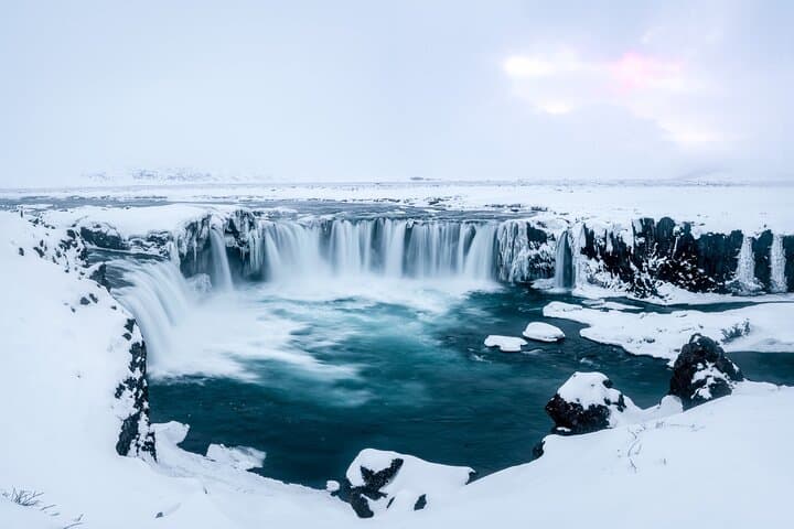 Explore Godafoss in Winter: Akureyri Waterfall Tour with Crampons photo 2