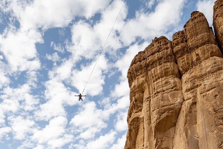 Giant Swing AlUla: 85-Meter Desert Swing Over Ancient Landscapes
