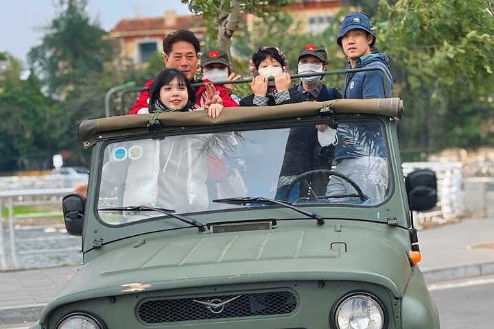 Hanoi Army Jeep Tour: Old Quarter Food, Train Street & Cultural Jeep Ride photo 5