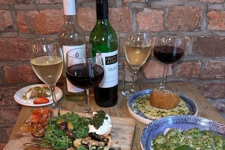 90-Minute Unlimited Wine Dinner in Manchester's Northern Quarter
