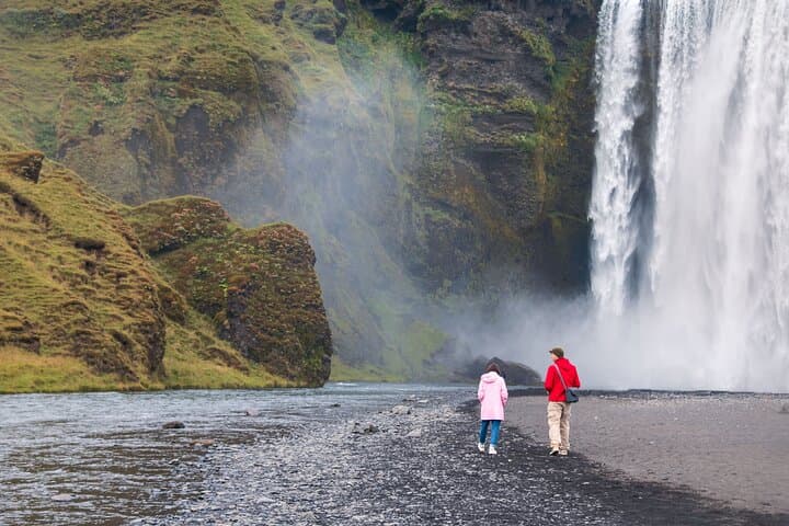 South Iceland Full-Day Tour: Waterfalls, Glacier Edge & Black Sand Beach