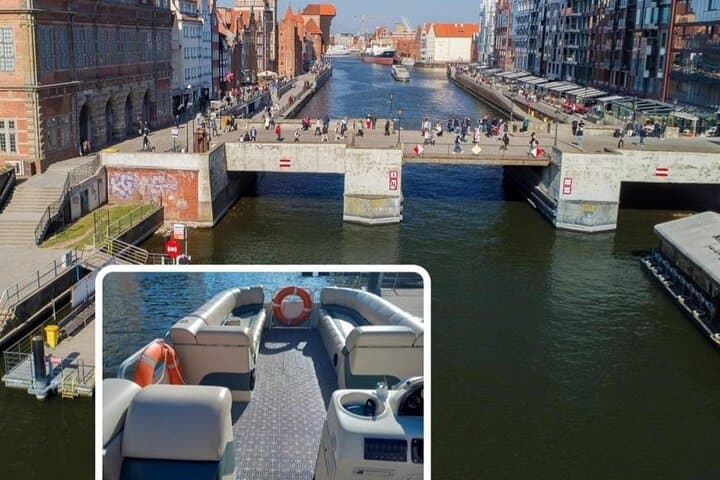 Gdańsk Motława River Luxury Catamaran Cruise: 45-Min Scenic Historic Tour