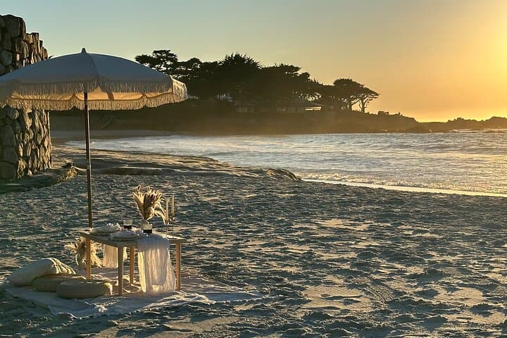 Private Picnic on Carmel Beach — Carmel-by-the-Sea Romantic Beachside Setups photo 2