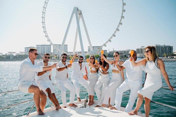 Dubai Marina 3-Hour Private Luxury Yacht Tour with BBQ, Drinks & Music photo 2