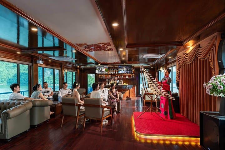 Premium Ha Long Bay Sonata Cruise — Titov Island, Surprising Cave & Kayaking photo 3