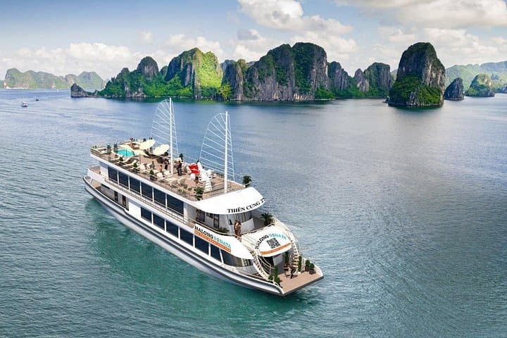 Premium Ha Long Bay Sonata Cruise — Titov Island, Surprising Cave & Kayaking photo 2