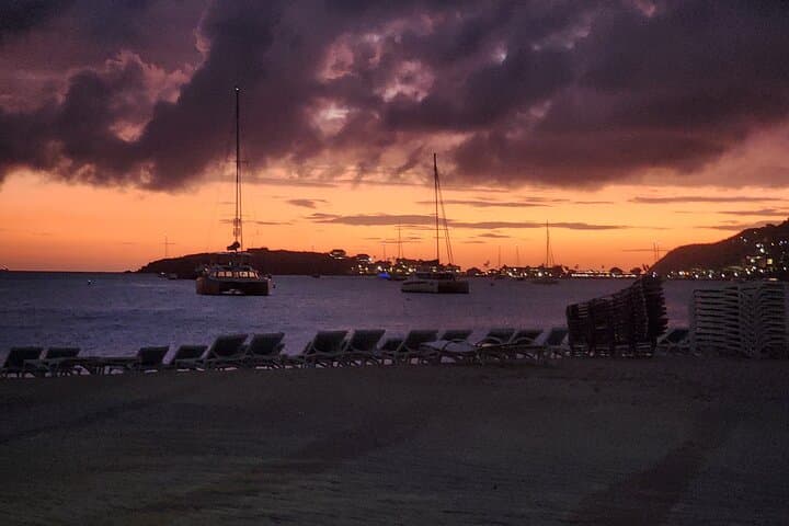 Sunset Soca Dance on Sint Maarten: Afro-Caribbean Beach Rhythms at Sunset