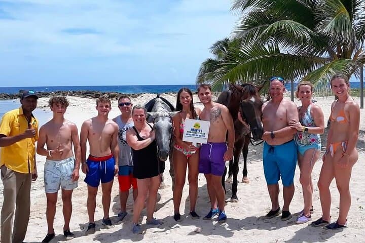 Ocean Horseback & Blue Hole Adventure from Ocho Rios
