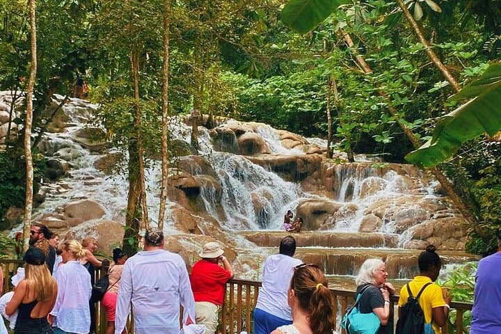 Climb Dunn's River Falls and Bamboo Raft the White River: Ocho Rios Adventure Combo