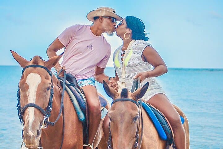White River Rafting and Ocean Horseback Ride from Ocho Rios