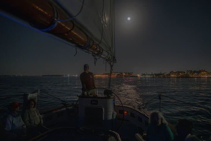 Key West Nighttime Full Moon Sail — Moonlit Schooner Cruise in Key West Harbor photo 4