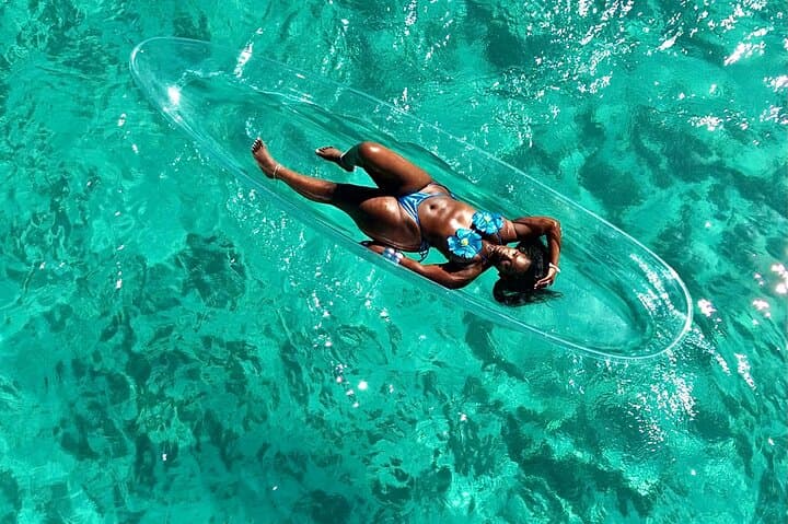 Clear Kayak Photoshoot on Junkanoo Beach — Nassau Crystal Kayak Session photo 2