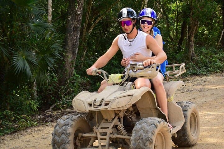 Tulum Adrenaline: ATV, 1km Zipline and Cenote Swim Adventure photo 3