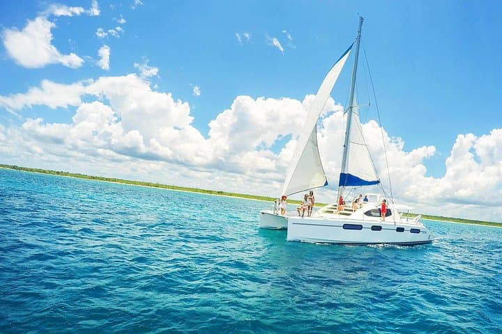 Catamaran Sailing and Snorkel Tour in Riviera Maya — Reefs, Paddleboards & Open Bar photo 1