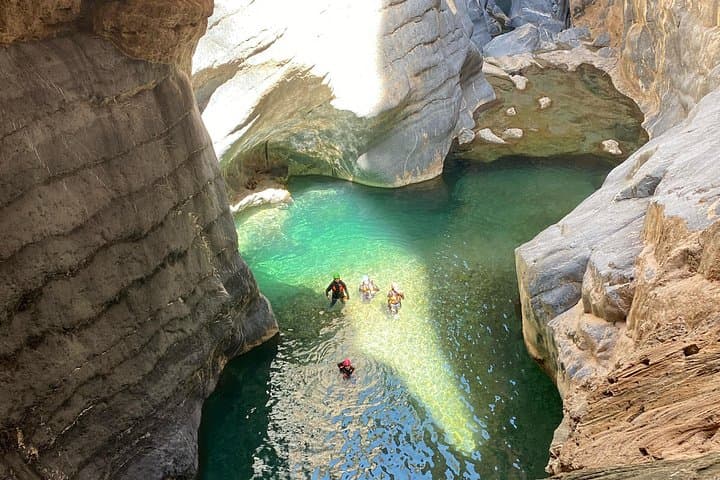 Snake Canyon Canyoning in Oman: Rappel, Swim and Natural Water Slides photo 1