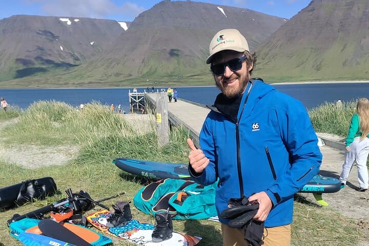 Paddleboarding to a Bolungarvík Alpine Lake from Ísafjörður photo 4