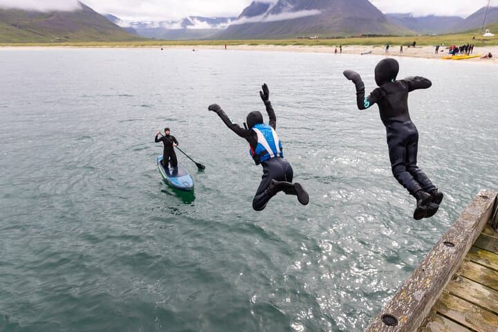 Paddleboarding to a Bolungarvík Alpine Lake from Ísafjörður photo 6