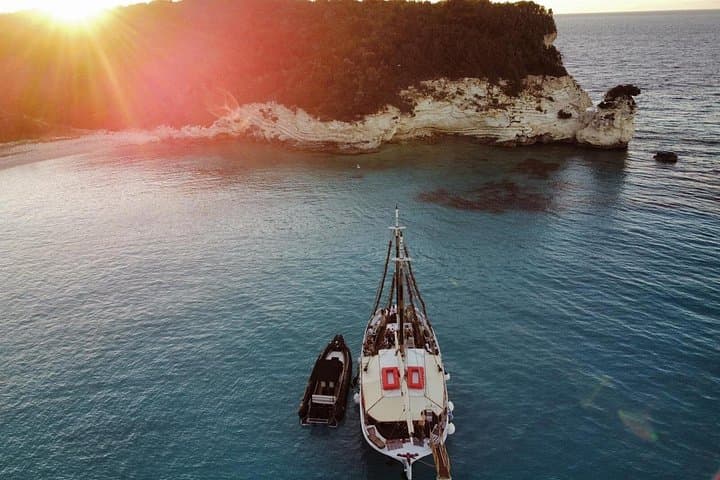 Classic Wooden Boat Cruise in Corfu: Swim, Snorkel & Beach BBQ photo 4